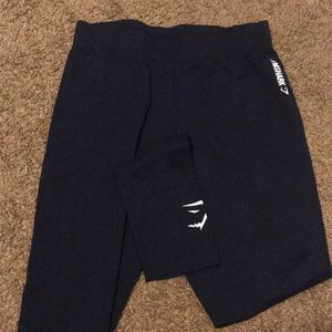 Gymshark leggings Size M navy blue